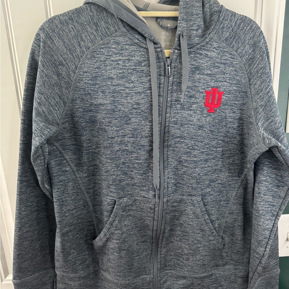 Indiana Hoosiers Team Issued Zip Up Hoodie Size M